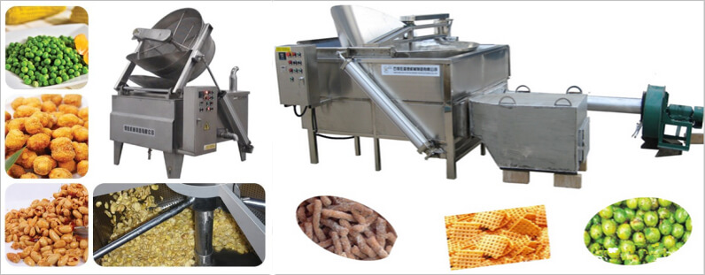 榛子油煎机器施加用于煎花生，豆类等