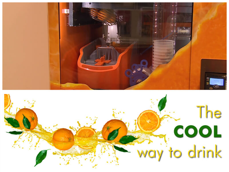 橙汁自动贩卖业务